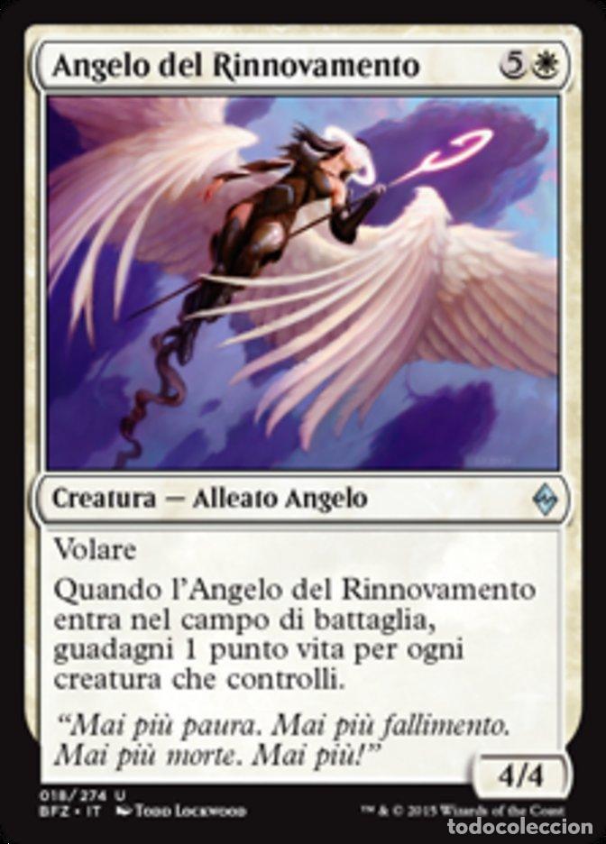 Trading Cards: Carta MTG-Angelo del Rinnovamento-Battaglia per Zendikar-N.018-ITA-EX-Uncommon - Magic the Gathering