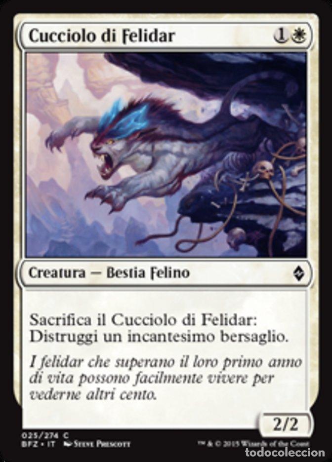 Trading Cards: Carta MTG-Cucciolo di Felidar-Battaglia per Zendikar-N.025-ITA-EX-Common - Magic the Gathering