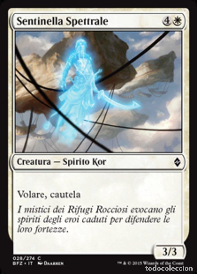 Trading Cards: Carta MTG-Sentinella Spettrale-Battaglia per Zendikar-N.028-ITA-EX-Common - Magic the Gathering
