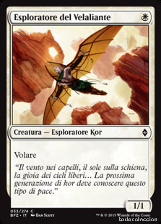 Trading Cards: Carta MTG-Esploratore del Velaliante-Battaglia per Zendikar-N.033-ITA-EX-Common - Magic the Gatherin