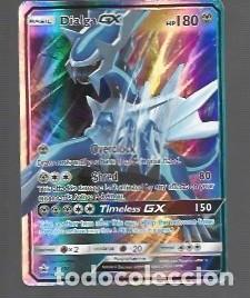 Trading cards: CROMOS DE POK&Eacute;MON BASIC DIALGA GX HP 180 A&Ntilde;O 2017 - Foto 1