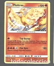 Trading cards: CROMO DE POK&Eacute;MON B&Aacute;SIC MOLTRES HP 120 DEL A&Ntilde;O 2020 - Foto 1