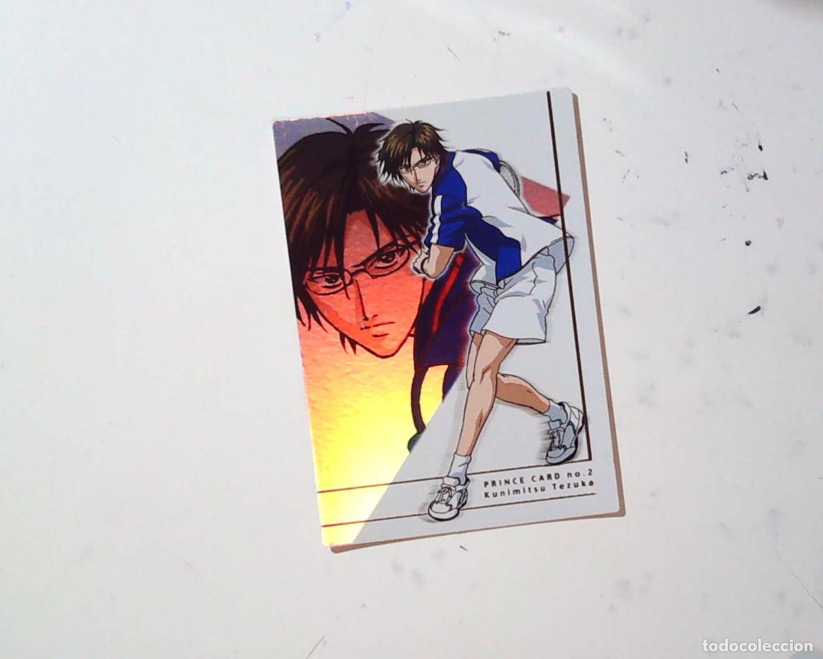 Cartas Colecion&aacute;veis: PRINCE OF TENNIS KONAMI CARD PRINCE CARD 02 HOLO PRIISM KUNIMITSU TEZUKA