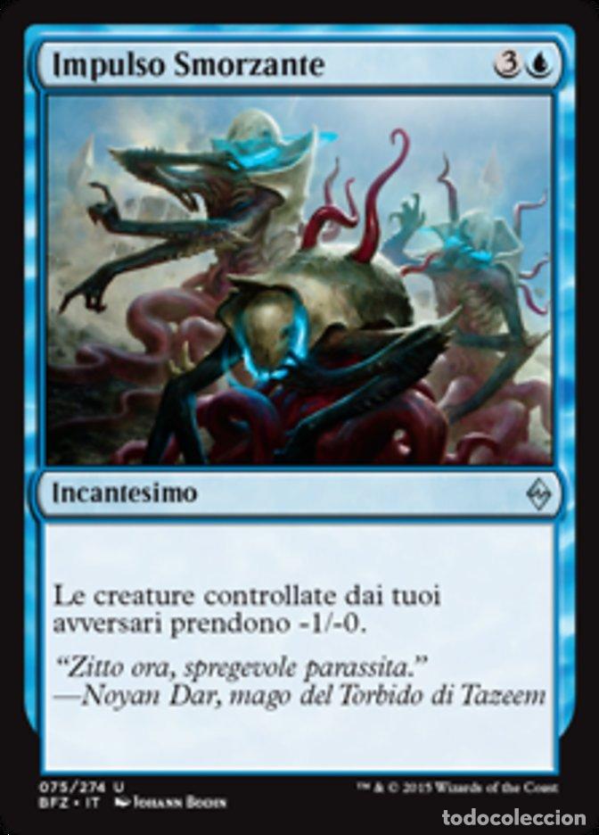 Trading Cards: Carta MTG-Impulso Smorzante-Battaglia per Zendikar-N.075-ITA-EX-Uncommon - Magic the Gathering