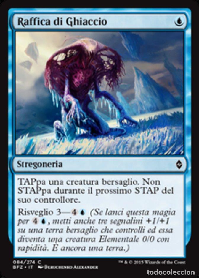 Trading Cards: Carta MTG-Raffica di Ghiaccio-Battaglia per Zendikar-N.084-ITA-EX-Common - Magic the Gathering