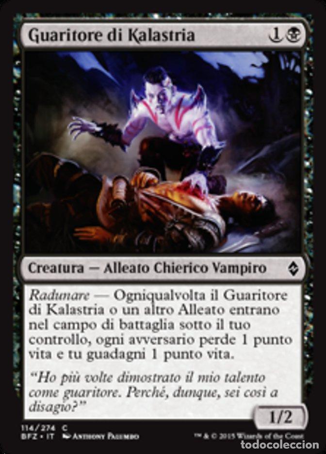 Trading Cards: Carta MTG-Guaritore di Kalastria-Battaglia per Zendikar-N.114-ITA-EX-Common - Magic the Gathering