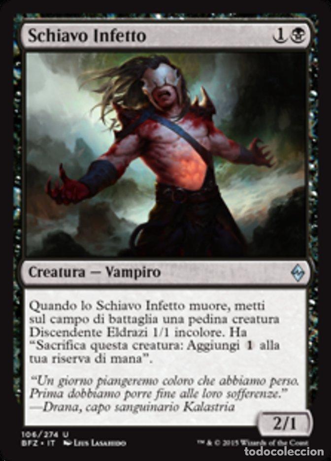 Trading Cards: Carta MTG-Schiavo Infetto-Battaglia per Zendikar-N.106-ITA-EX-Uncommon - Magic the Gathering