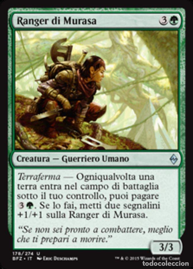 Trading Cards: Carta MTG-Ranger di Murasa-Battaglia per Zendikar-N.178-ITA-EX-Uncommon - Magic the Gathering