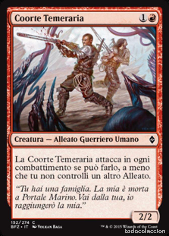 Trading Cards: Carta MTG-Coorte Temeraria-Battaglia per Zendikar-N.152-ITA-EX-Common - Magic the Gathering