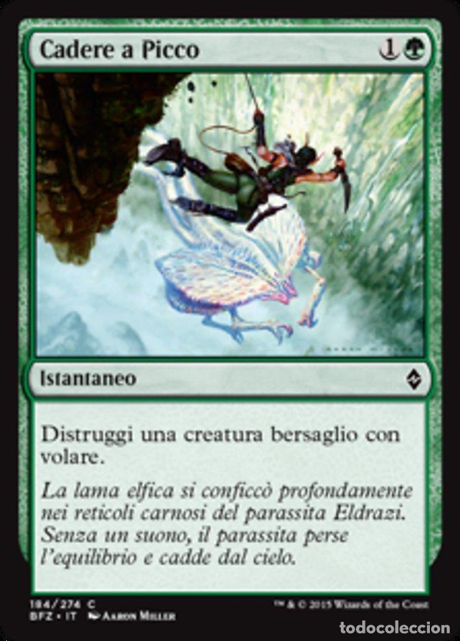 Trading Cards: Carta MTG-Cadere a Picco-Battaglia per Zendikar-N.184-ITA-EX-Common - Magic the Gathering
