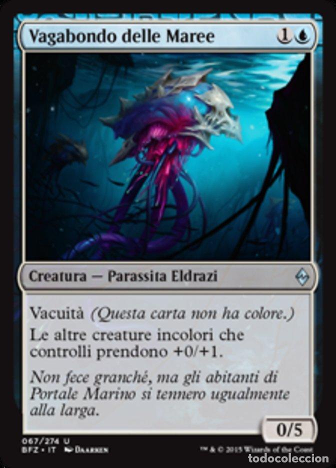 Trading Cards: Carta MTG-Vagabondo delle Maree-Battaglia per Zendikar-N.067-ITA-EX-Uncommon - Magic the Gathering