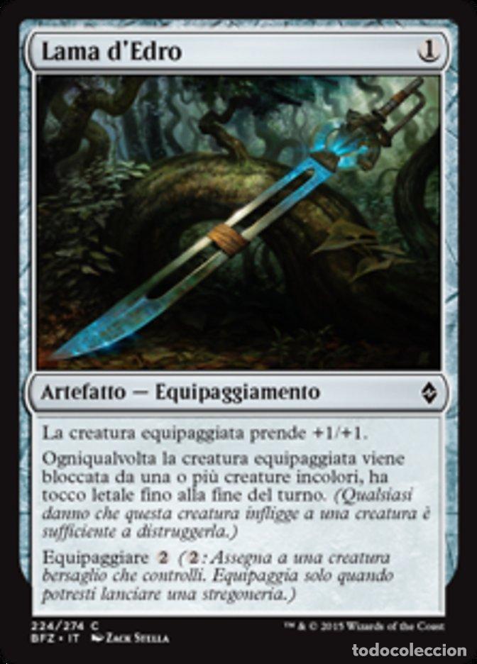 Trading Cards: Carta MTG-Lama d'Edro-Battaglia per Zendikar-N.224-ITA-EX-Common - Magic the Gathering