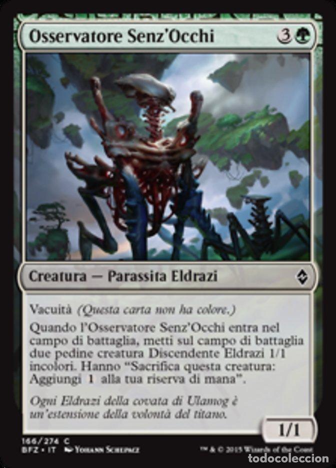Trading Cards: Carta MTG-Osservatore Senz'Occhi-Battaglia per Zendikar-N.166-ITA-EX-Common - Magic the Gathering