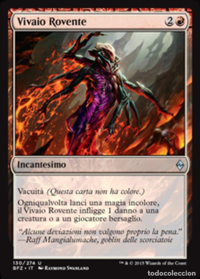 Trading Cards: Carta MTG-Vivaio Rovente-Battaglia per Zendikar-N.130-ITA-EX-Uncommon - Magic the Gathering