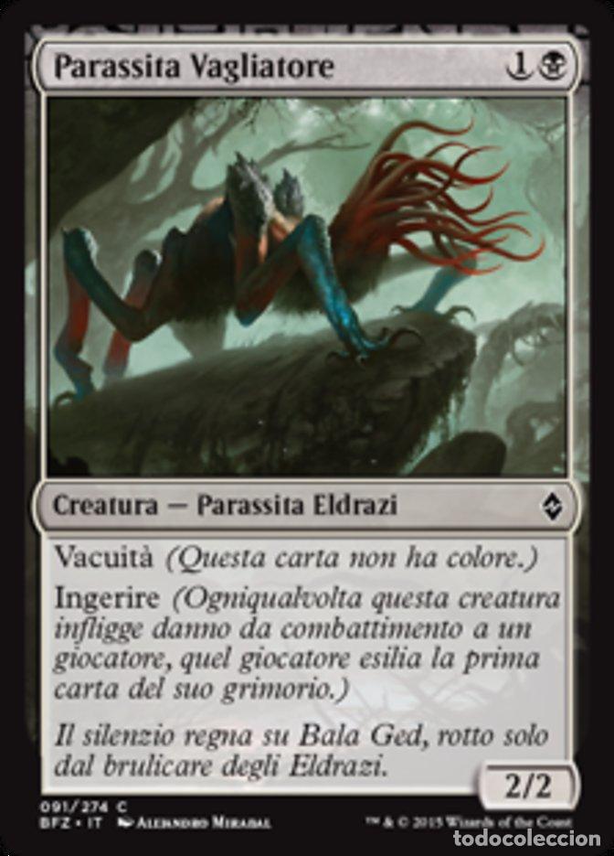 Trading Cards: Carta MTG-Parassita Vagliatore-Battaglia per Zendikar-N.091-ITA-EX-Common - Magic the Gathering