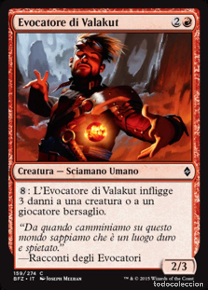 Trading Cards: Carta MTG-Evocatore di Valakut-Battaglia per Zendikar-N.159-ITA-EX-Common - Magic the Gathering