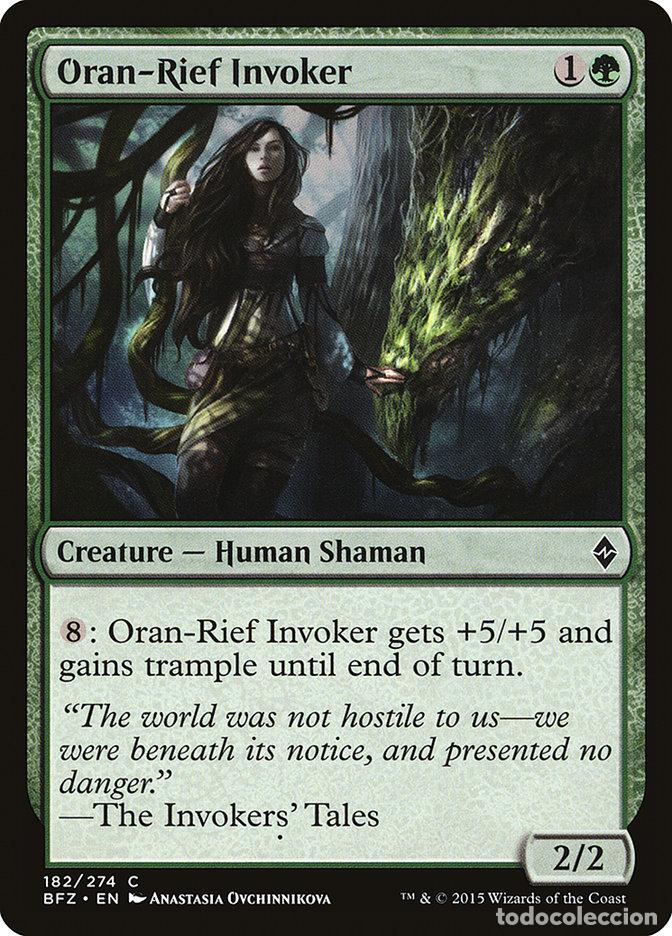 Trading Cards: Carta MTG-Oran-Rief Invoker-Battaglia per Zendikar-N.182-EN-EX-Common - Magic the Gathering
