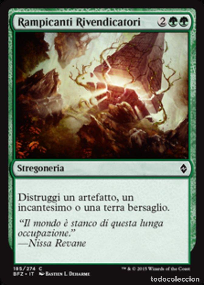 Trading Cards: Carta MTG-Rampicanti Rivendicatori-Battaglia per Zendikar-N.185-ITA-EX-Common - Magic the Gathering