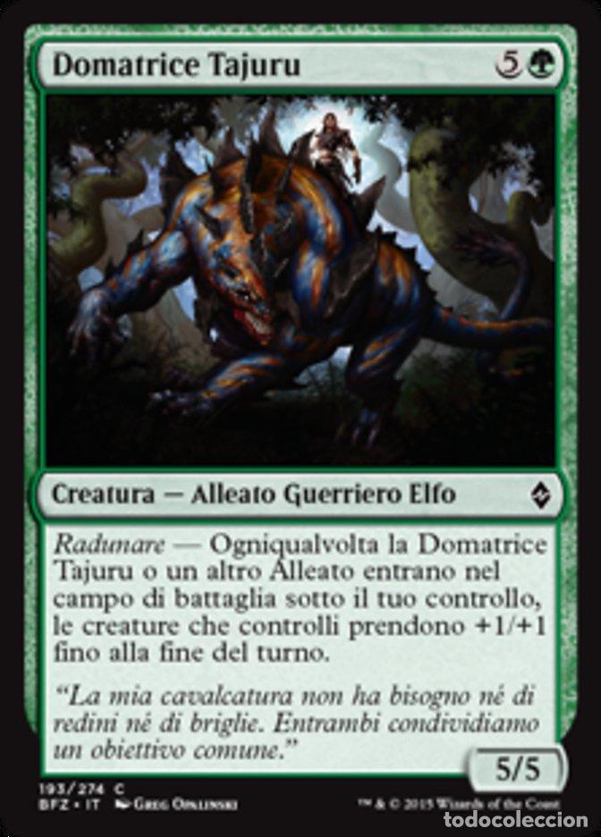 Trading Cards: Carta MTG-Domatrice Tajuru-Battaglia per Zendikar-N.193-ITA-EX-Common - Magic the Gathering