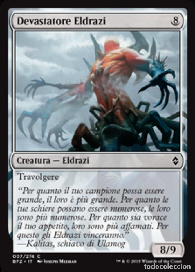 Trading Cards: Carta MTG-Devastatore Eldrazi-Battaglia per Zendikar-N.007-ITA-EX-Common - Magic the Gathering