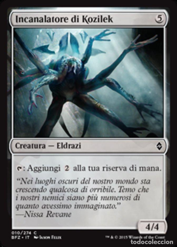 Trading Cards: Carta MTG-Incanalatore di Kozilek-Battaglia per Zendikar-N.010-ITA-EX-Common - Magic the Gathering