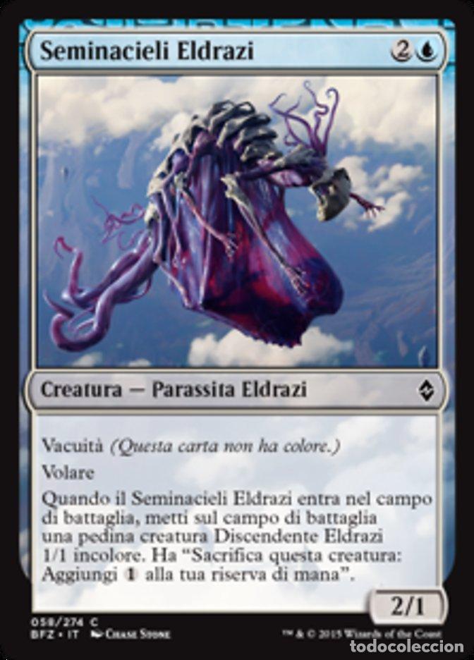 Trading Cards: Carta MTG-Seminacieli Eldrazi-Battaglia per Zendikar-N.058-ITA-EX-Common - Magic the Gathering