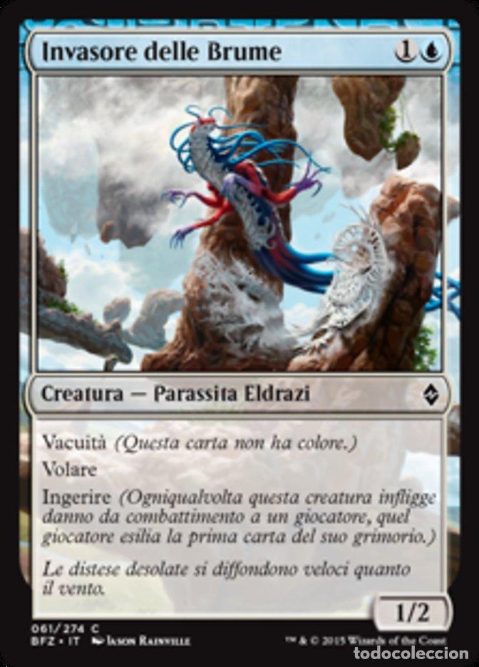 Trading Cards: Carta MTG-Invasore delle Brume-Battaglia per Zendikar-N.061-ITA-EX-Common - Magic the Gathering