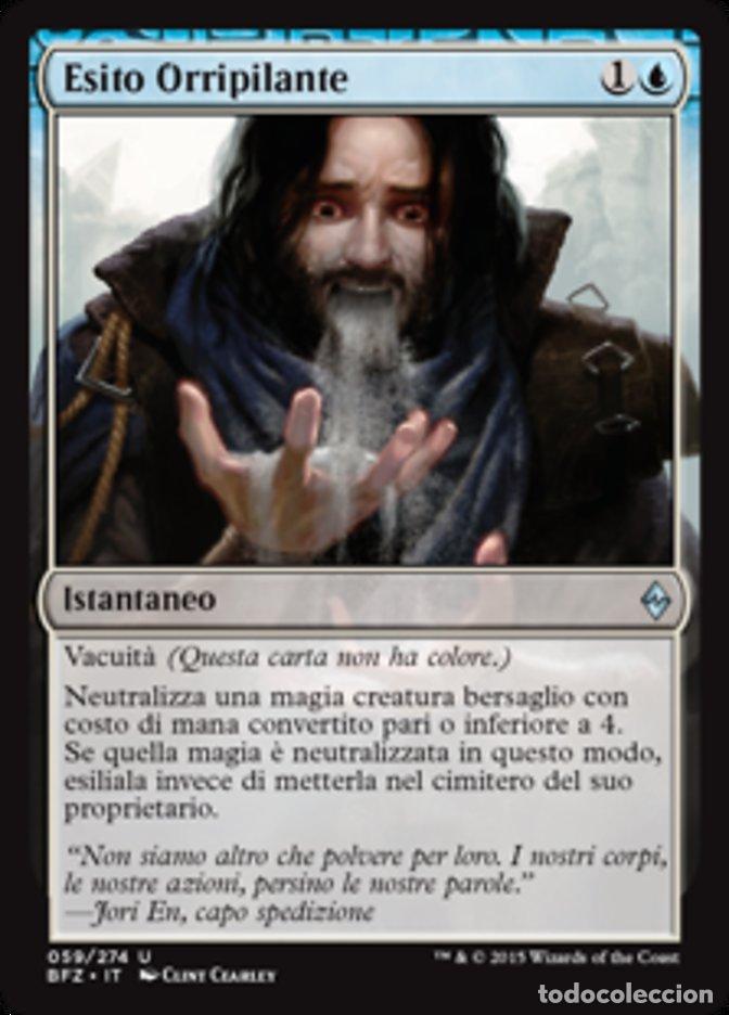 Trading Cards: Carta MTG-Esito Orripilante-Battaglia per Zendikar-N.059-ITA-EX-Uncommon - Magic the Gathering
