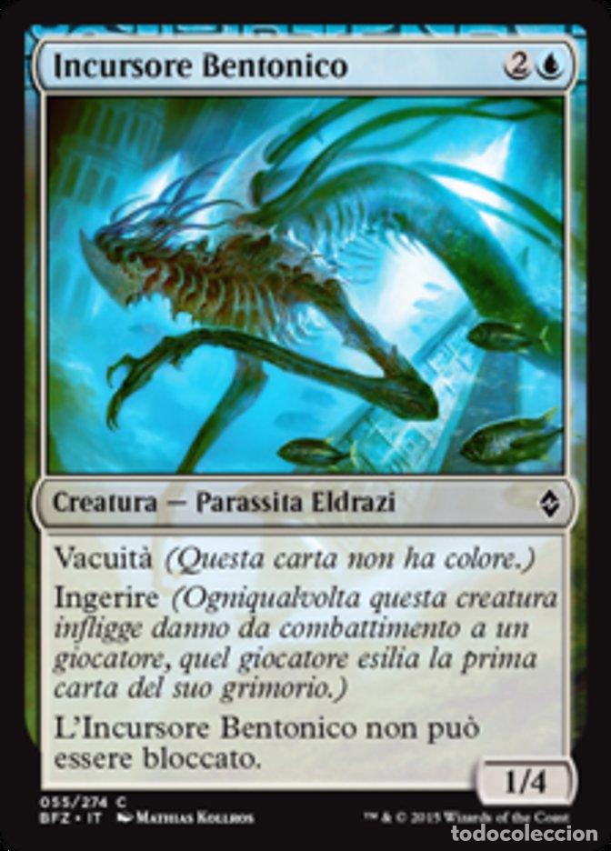 Trading Cards: Carta MTG-Incursore Bentonico-Battaglia per Zendikar-N.055-ITA-EX-Common - Magic the Gathering