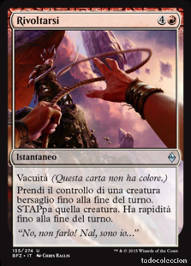 Trading Cards: Carta MTG-Rivoltarsi-Battaglia per Zendikar-N.135-ITA-EX-Uncommon - Magic the Gathering