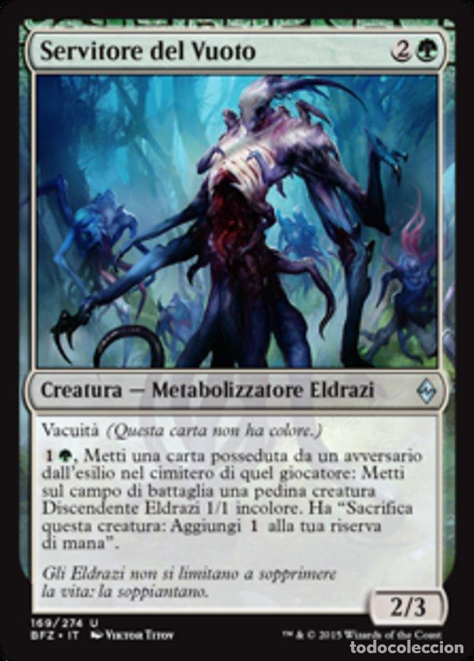 Trading Cards: Carta MTG-Servitore del Vuoto-Battaglia per Zendikar-N.169-ITA-EX-Uncommon - Magic the Gathering
