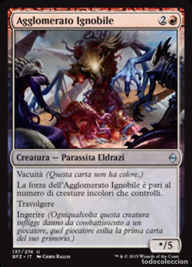 Trading Cards: Carta MTG-Agglomerato Ignobile-Battaglia per Zendikar-N.137-ITA-EX-Uncommon - Magic the Gathering