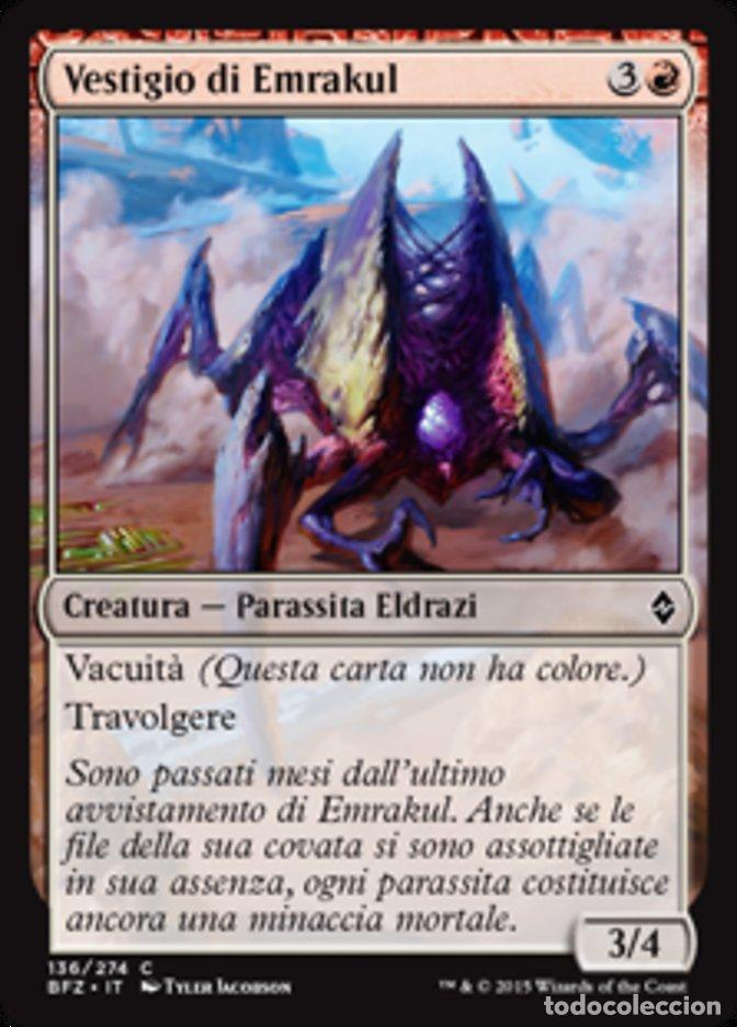 Trading Cards: Carta MTG-Vestigio di Emrakul-Battaglia per Zendikar-N.136-ITA-EX-Common - Magic the Gathering