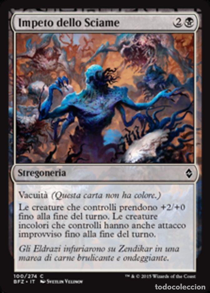 Trading Cards: Carta MTG-Impeto dello Sciame-Battaglia per Zendikar-N.100-ITA-EX-Common - Magic the Gathering