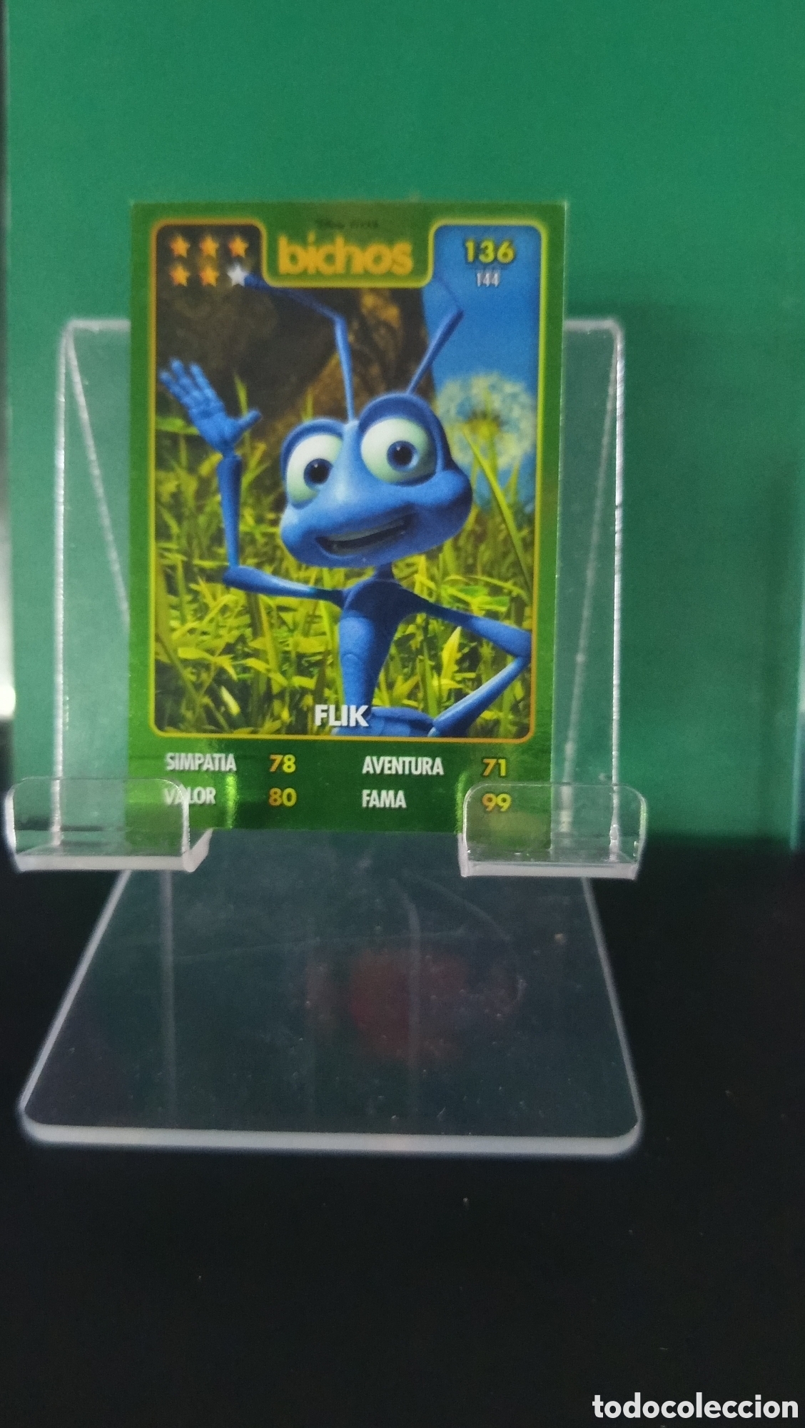 Cartes &agrave; &Eacute;changer: ❇️ CROMO TRADING CARD COLECCI&Oacute;N FLIK BICHOS 136 / 144 DISNEY PIXAR CAPRABO ❇️