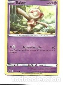 Trading cards: CROMO DE POK&Eacute;MON BASICO BALTOY PS 60 DEL A&Ntilde;O 2021 - Foto 1