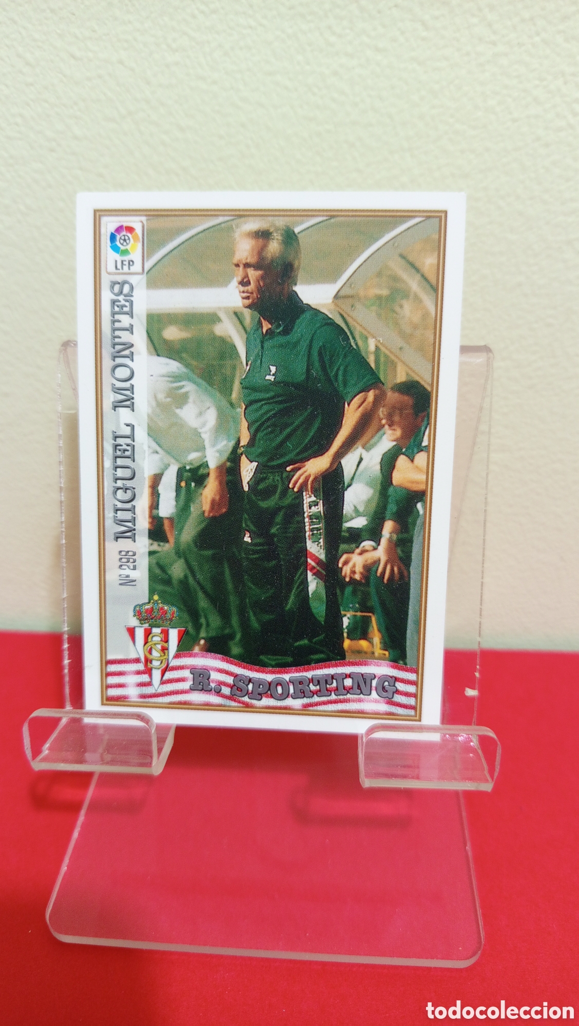 Cartes &agrave; &Eacute;changer: ❇️ CROMO CARD ⚽ MIGUEL MONTES 298 SPORTING DE GIJON 295 1997 1998 97 98 FICHAS LIGA MUNDICROMO ❇️