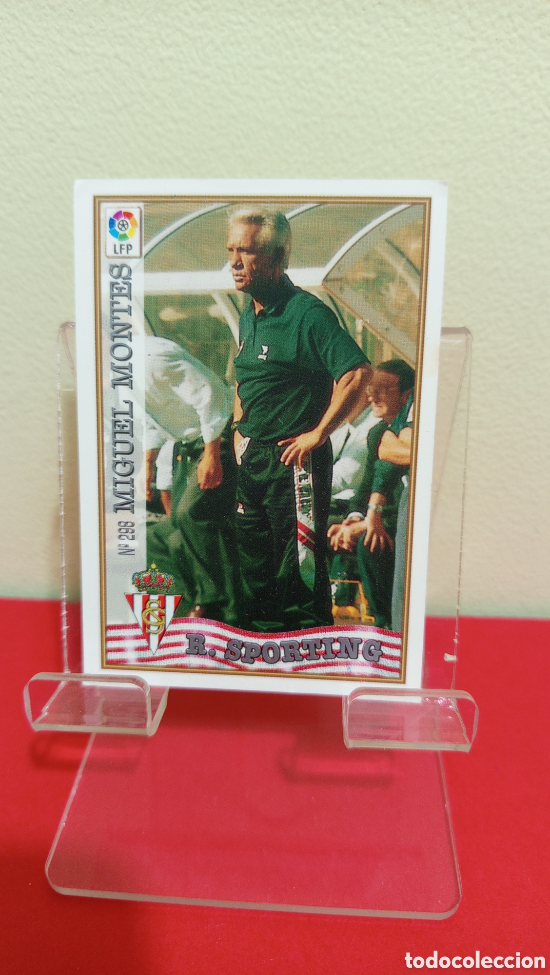Cartes &agrave; &Eacute;changer: ❇️ CROMO CARD ⚽ MIGUEL MONTES 298 SPORTING DE GIJON 295 1997 1998 97 98 FICHAS LIGA MUNDICROMO ❇️