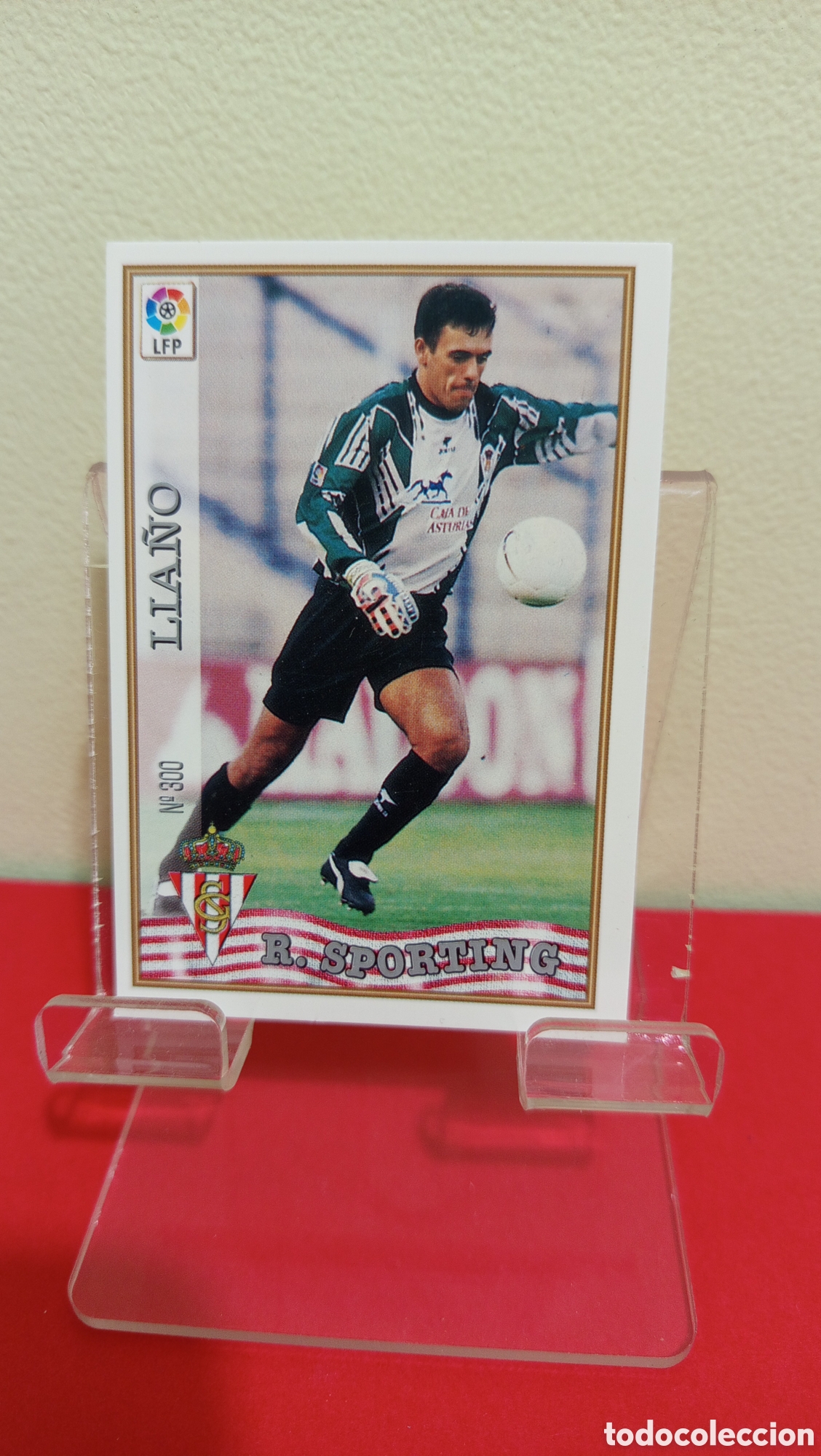 Cartes &agrave; &Eacute;changer: ❇️ CROMO TRADING CARD LIA&Ntilde;O 300 SPORTING DE GIJON 295 1997 1998 97 98 FICHAS LIGA MUNDICROMO ❇️