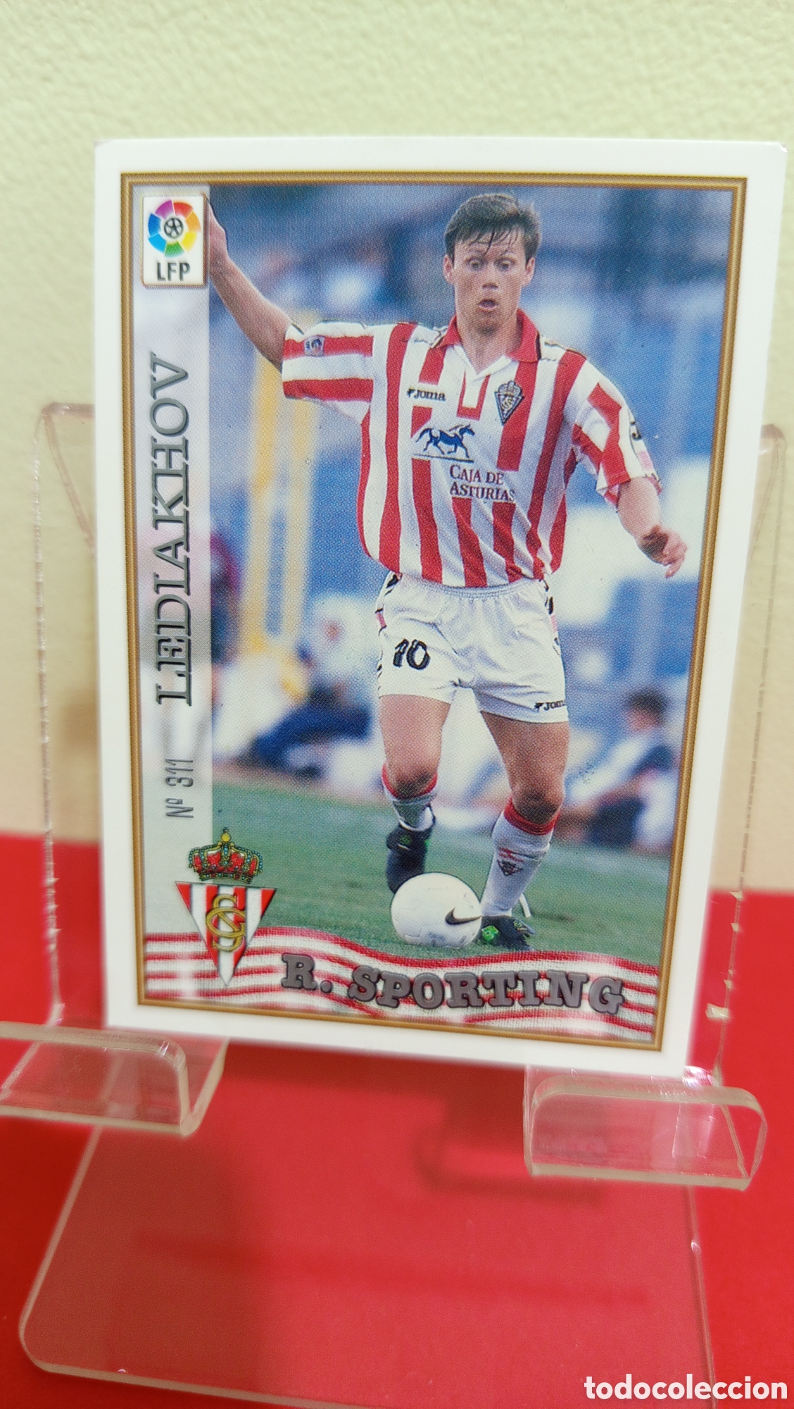 Cartes &agrave; &Eacute;changer: ❇️ CROMO TRADING CARD LEDIAKHOV 311 SPORTING DE GIJON 295 1997 1998 97 98 FICHAS LIGA MUNDICROMO ❇️