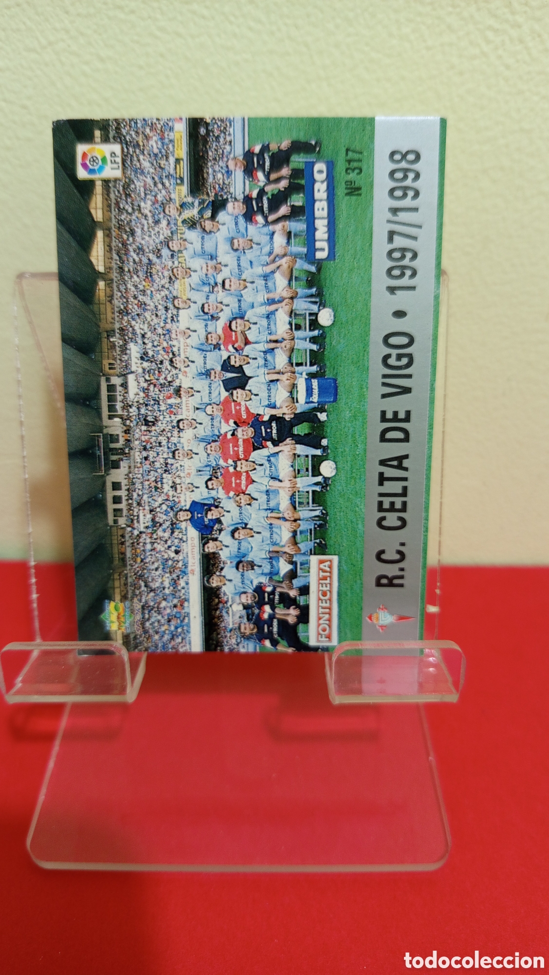 Cartes &agrave; &Eacute;changer: ❇️ CROMO TRADING CARD EQUIPO PLANTILLA CELTA DE VIGO 317 1997 1998 97 98 FICHAS LIGA MUNDICROMO ❇️