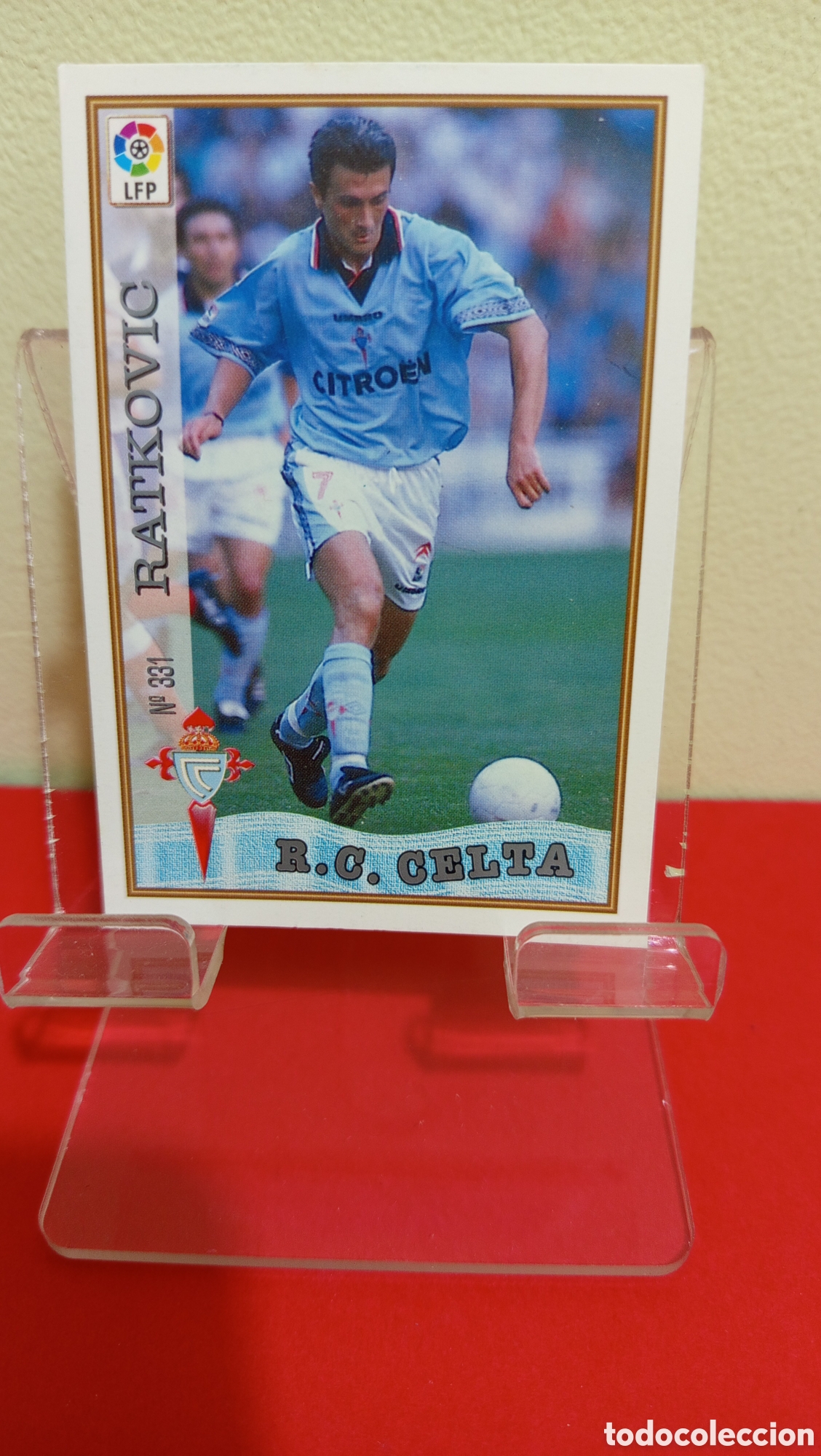 Cartes &agrave; &Eacute;changer: ❇️ CROMO TRADING CARD RATKOVIC CELTA DE VIGO 331 1997 1998 97 98 FICHAS LIGA MUNDICROMO ❇️