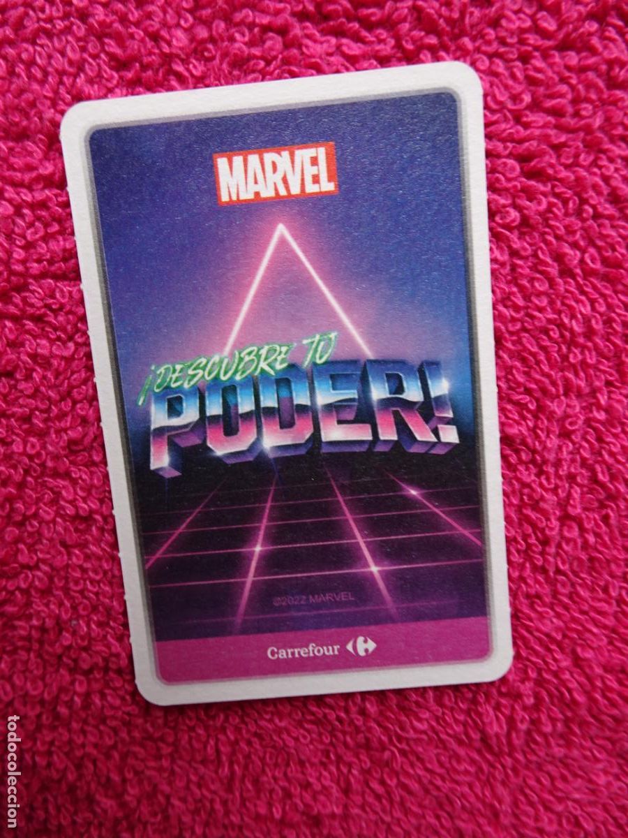 Trading cards: avispa 11 descubre tu poder supermercados carrefour 2022 de marvel - Foto 2