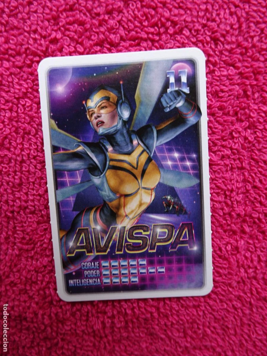 Trading cards: avispa 11 descubre tu poder supermercados carrefour 2022 de marvel - Foto 1