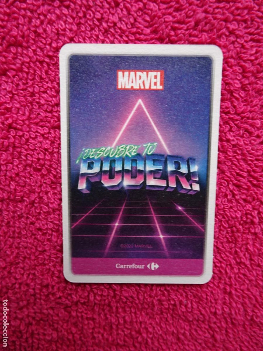 Trading cards: ms. marvel 18 descubre tu poder supermercados carrefour 2022 de marvel - Foto 2