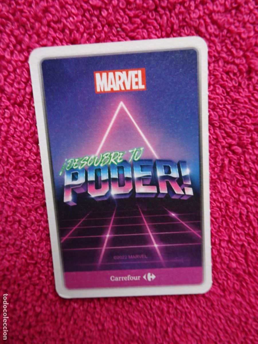 Trading cards: hulk 27 descubre tu poder supermercados carrefour 2022 de marvel - Foto 2