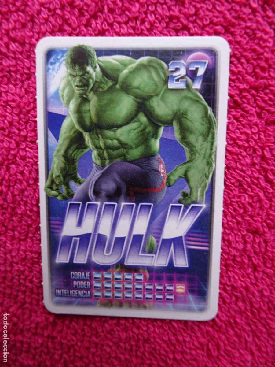 Trading cards: hulk 27 descubre tu poder supermercados carrefour 2022 de marvel - Foto 1