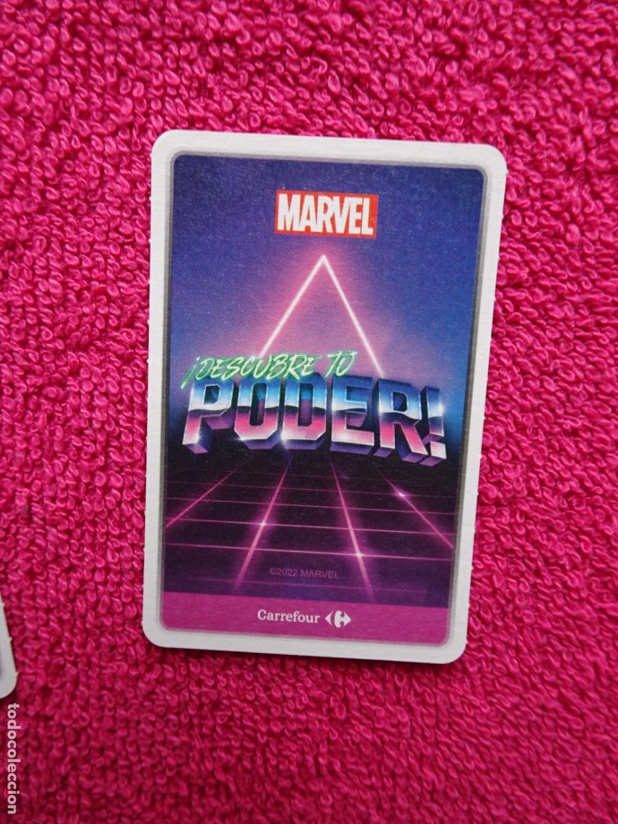 Trading cards: hulk 27 descubre tu poder supermercados carrefour 2022 de marvel - Foto 2