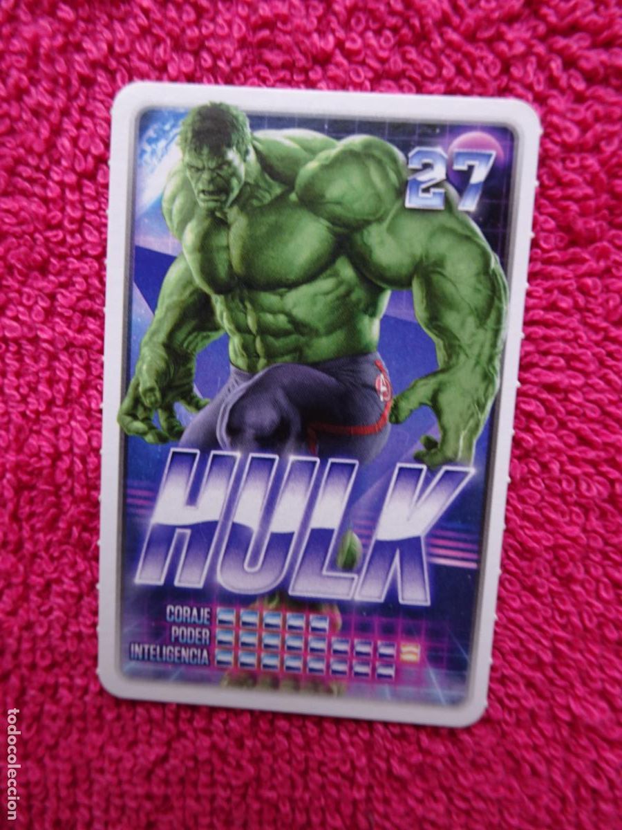 Trading cards: hulk 27 descubre tu poder supermercados carrefour 2022 de marvel - Foto 1