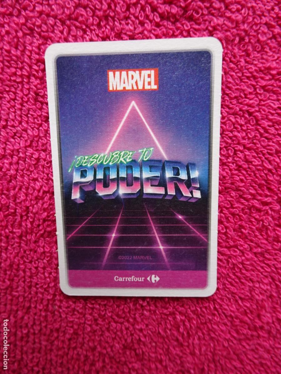 Trading cards: hulk 27 descubre tu poder supermercados carrefour 2022 de marvel - Foto 2